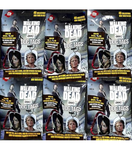 Amazon.com: THE WALKING DEAD ~ Season 3 DOG TAG ~ (Single Pack